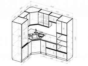 Кухонный гарнитур Сиена оптима 1800х2400 мм в Юрюзани - yuryuzan.mebel74.com | фото 6