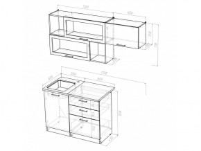 Кухонный гарнитур Симона экстра 1700 мм в Юрюзани - yuryuzan.mebel74.com | фото 6