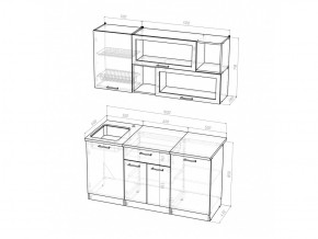 Кухонный гарнитур Симона стандарт 1600 мм в Юрюзани - yuryuzan.mebel74.com | фото 6