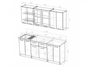 Кухонный гарнитур Татьяна ультра 2000 мм в Юрюзани - yuryuzan.mebel74.com | фото 5