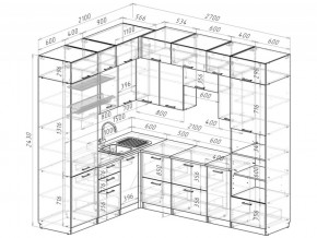 Кухонный гарнитур Терция гранд прайм 2100х2700 мм в Юрюзани - yuryuzan.mebel74.com | фото 6