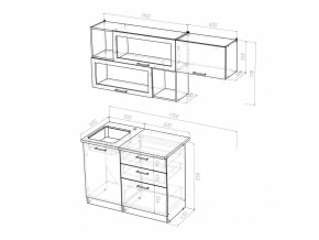 Кухонный гарнитур Яна экстра 1700 мм в Юрюзани - yuryuzan.mebel74.com | фото 5