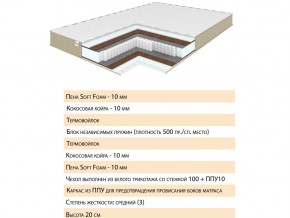 Матрас Эскель 120х200 в Юрюзани - yuryuzan.mebel74.com | фото 2