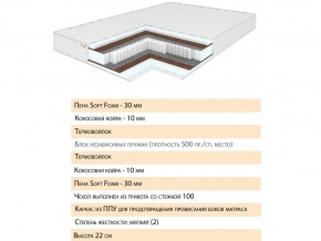 Матрас Шалла 120х200 в Юрюзани - yuryuzan.mebel74.com | фото 2