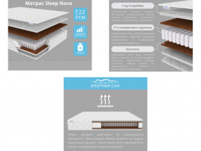 Матрас Sleep Nova шириной 1400 мм в Юрюзани - yuryuzan.mebel74.com | фото 2