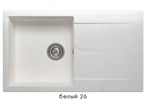 Мойка гранитная Gals-860 Белый 26 в Юрюзани - yuryuzan.mebel74.com | фото