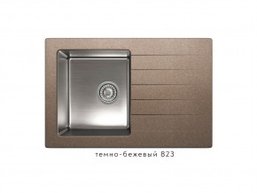 Мойка комбинированная Tolero twist TTS-760 Темно-бежевый 823 в Юрюзани - yuryuzan.mebel74.com | фото