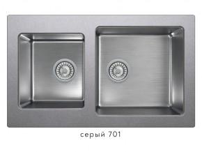 Мойка комбинированная Tolero twist TTS-840 Серый 701 в Юрюзани - yuryuzan.mebel74.com | фото