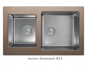 Мойка комбинированная Tolero twist TTS-840 Темно-бежевый 823 в Юрюзани - yuryuzan.mebel74.com | фото