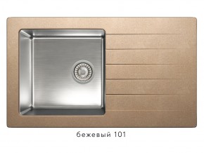 Мойка комбинированная Tolero twist TTS-860 Бежевый 101 в Юрюзани - yuryuzan.mebel74.com | фото