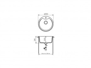 Мойка кварцевая Tolero R-108E Сафари 102 в Юрюзани - yuryuzan.mebel74.com | фото 2