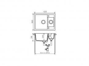 Мойка кварцевая Tolero R-109 Сафари 102 в Юрюзани - yuryuzan.mebel74.com | фото 2