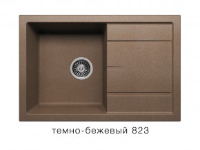 Мойка кварцевая Tolero R-112 Темно-бежевый 823 в Юрюзани - yuryuzan.mebel74.com | фото