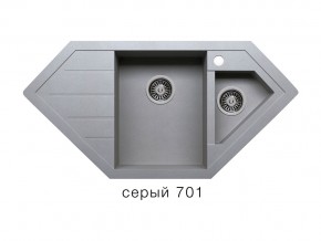 Мойка кварцевая Tolero R-114 Серый 701 в Юрюзани - yuryuzan.mebel74.com | фото