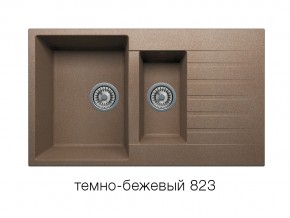 Мойка кварцевая Tolero R-118 Темно-бежевый 823 в Юрюзани - yuryuzan.mebel74.com | фото