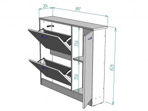 Обувница W105 в Юрюзани - yuryuzan.mebel74.com | фото 3