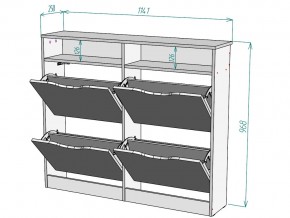 Обувница W16 в Юрюзани - yuryuzan.mebel74.com | фото 3