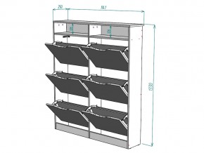 Обувница W18 в Юрюзани - yuryuzan.mebel74.com | фото 3