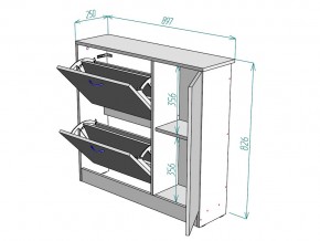 Обувница W31 в Юрюзани - yuryuzan.mebel74.com | фото 3