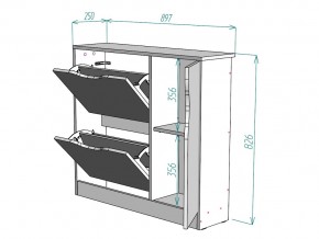 Обувница W32 в Юрюзани - yuryuzan.mebel74.com | фото 3