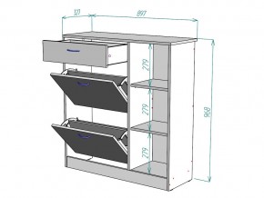 Обувница W33 в Юрюзани - yuryuzan.mebel74.com | фото 3