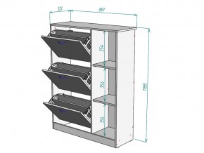 Обувница W75 в Юрюзани - yuryuzan.mebel74.com | фото 3