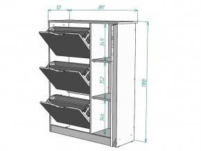 Обувница W79 в Юрюзани - yuryuzan.mebel74.com | фото 3