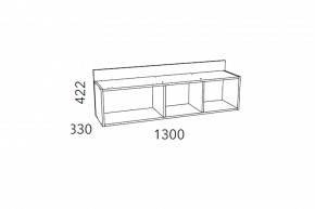 Полка Фанк НМ 011.38-01 М1 в Юрюзани - yuryuzan.mebel74.com | фото 3