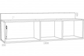 Полка Оливия НМ 011.38-01 Х в Юрюзани - yuryuzan.mebel74.com | фото 3