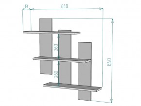 Полка S108 в Юрюзани - yuryuzan.mebel74.com | фото 3