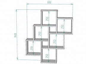 Полка S13 в Юрюзани - yuryuzan.mebel74.com | фото 3