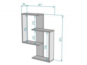 Полка S68 в Юрюзани - yuryuzan.mebel74.com | фото 3