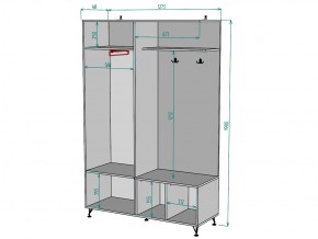 Прихожая Лофт V17 в Юрюзани - yuryuzan.mebel74.com | фото 3