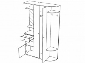 Прихожая Виза Венге-Лоредо в Юрюзани - yuryuzan.mebel74.com | фото 2