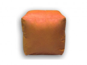 Пуф Куб мини оранжевый в Юрюзани - yuryuzan.mebel74.com | фото