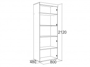 Шкаф 2-х дверный для белья Ольга 19 в Юрюзани - yuryuzan.mebel74.com | фото 2