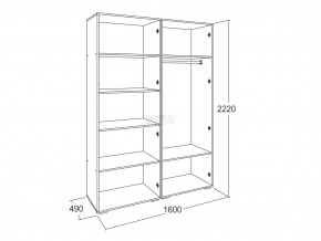 Шкаф 4-х створчатый Ольга 17 в Юрюзани - yuryuzan.mebel74.com | фото 2