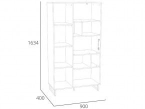 Шкаф комбинированный Фолк НМ 014.58 в Юрюзани - yuryuzan.mebel74.com | фото 2