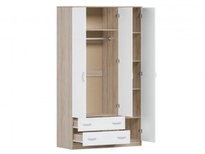 Шкаф Комфорт №10 1200 дуб сонома-белый в Юрюзани - yuryuzan.mebel74.com | фото 2