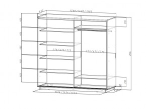 Шкаф-купе двухдверный Лео 1200 фотопечать Камень в Юрюзани - yuryuzan.mebel74.com | фото 2
