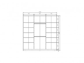 Шкаф-купе Max МШ-25-6-24/2-222 пленка Oracal темно-серая в Юрюзани - yuryuzan.mebel74.com | фото 2