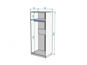 Шкаф Malta light H287 Белый в Юрюзани - yuryuzan.mebel74.com | фото 2