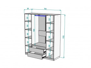 Шкаф Malta light H302 Белый в Юрюзани - yuryuzan.mebel74.com | фото 2