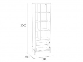 Шкаф Нуар НМ 011.78 в Юрюзани - yuryuzan.mebel74.com | фото 2