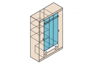 Шкаф Ника Н13 для одежды с ящиками в Юрюзани - yuryuzan.mebel74.com | фото 2