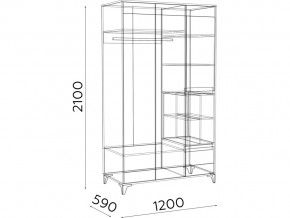 Шкаф универсальный Гринвич мод.9 в Юрюзани - yuryuzan.mebel74.com | фото 3