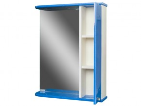 Шкаф зеркало Радуга Синий металлик 50 левый/правый в Юрюзани - yuryuzan.mebel74.com | фото 3