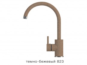 Смеситель кухонный Элара Tolero Темно-бежевый 823 в Юрюзани - yuryuzan.mebel74.com | фото