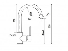 Смеситель Logic LM2101 в Юрюзани - yuryuzan.mebel74.com | фото 2