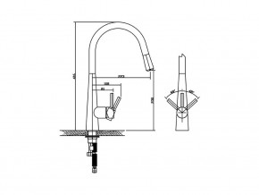 Смеситель Logic LM2181 Chrome в Юрюзани - yuryuzan.mebel74.com | фото 2